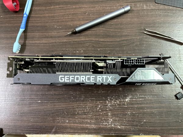 ASUS TUF RTX3080 O10G GAMING｜深度清潔