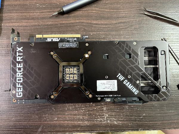 ASUS TUF RTX3080 O10G GAMING｜深度清潔