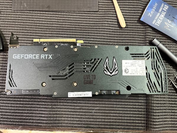 ZOTAC GAMING GeForce RTX 3080 Ti Trinity｜深度清潔