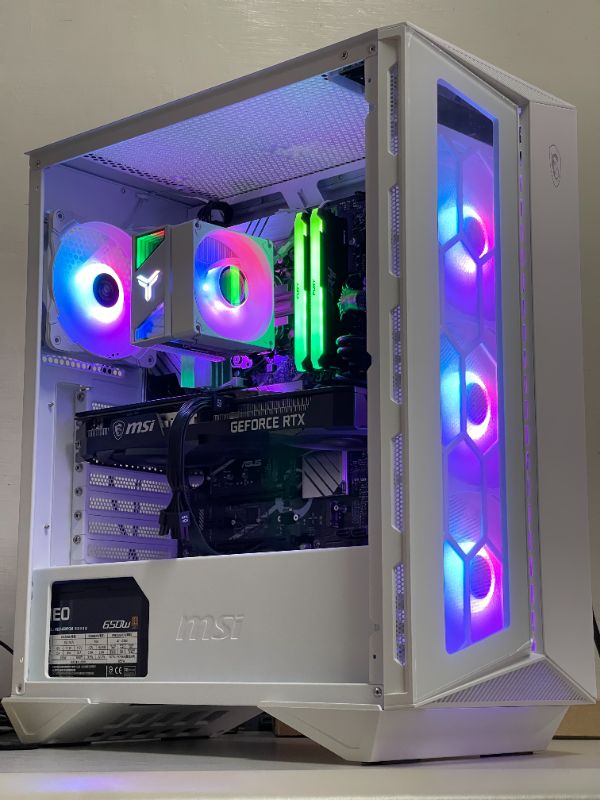 MSI MPG GUNGNIR 110R WHITE｜新機組裝