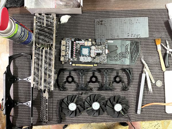 ZOTAC GAMING GeForce RTX 3070 Ti Trinity｜深度清潔