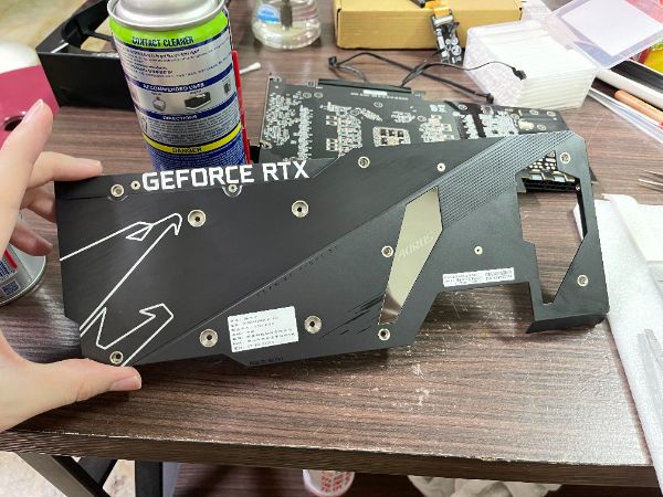 AORUS RTX 3080 MASTER 10G｜深度清潔