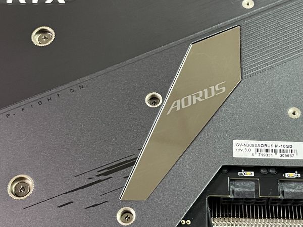 AORUS RTX 3080 MASTER 10G｜深度清潔