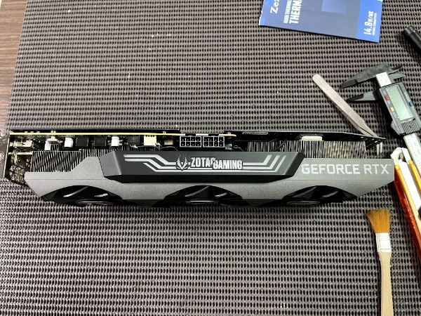 ZOTAC GAMING RTX 3070 Ti Trinity｜深度清潔