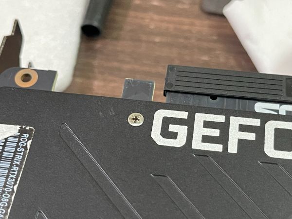 ASUS ROG-STRIX-RTX3070-O8G-GAMING｜深度清潔