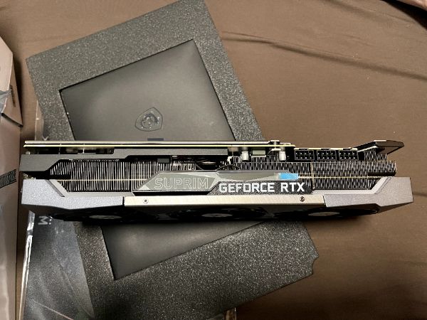 MSI RTX 3080 SUPRIM X 10G｜新卡更換導熱貼