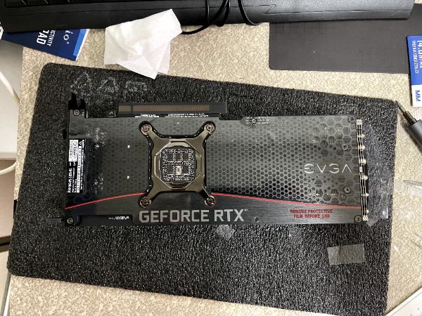EVGA GeForce RTX 3080 XC3 ULTRA GAMING｜新卡更換導熱貼
