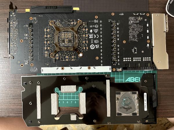 MSI RTX 3080 Ti SUPRIM X 12G｜新卡更換導熱貼