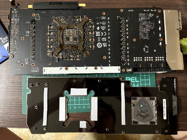 MSI RTX 3080 Ti SUPRIM X 12G｜新卡更換導熱貼
