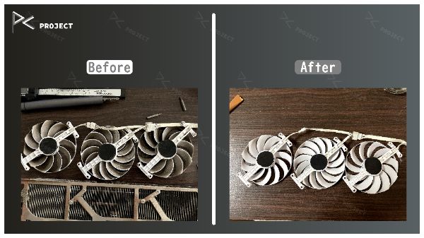 ROG-STRIX-RTX3080-O10G-WHITE｜深度清潔