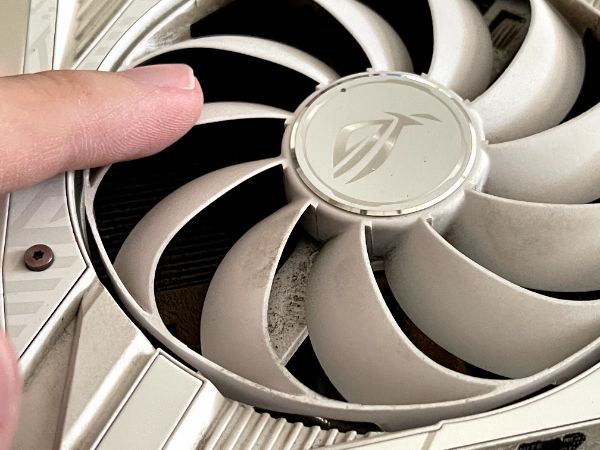 ROG-STRIX-RTX3080-O10G-WHITE｜深度清潔