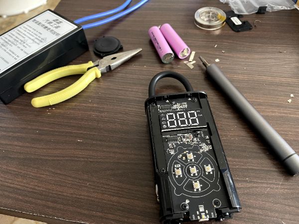 小米打氣機｜更換電池