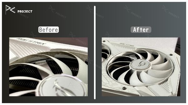ROG-STRIX-RTX3090-O24G-WHITE｜深度清潔