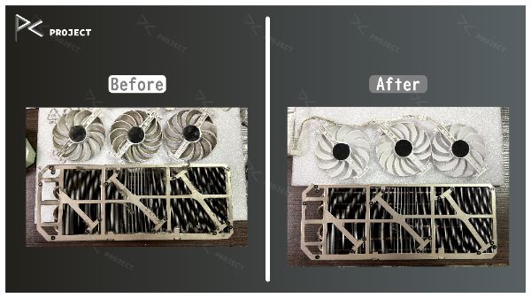 ROG-STRIX-RTX3090-O24G-WHITE｜深度清潔