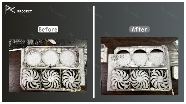 ROG-STRIX-RTX3090-O24G-WHITE｜深度清潔