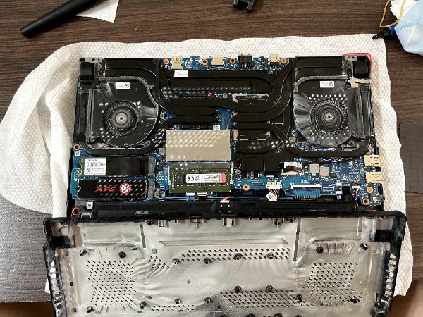 ROG Strix G15 G513QM｜深度清潔