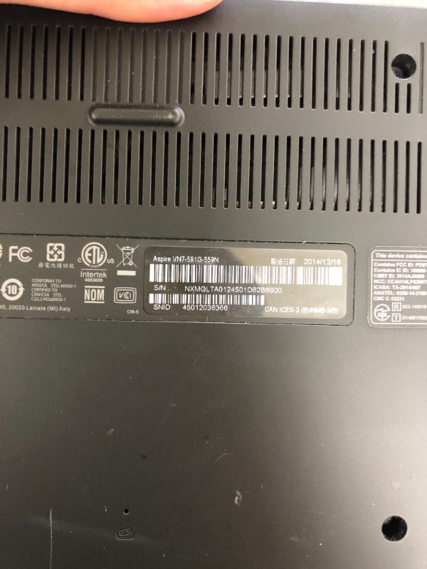 Acer Aspire V15 Nitro -Black Edition
